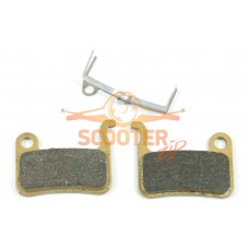 Колодки тормозные дисковые HJ-DS17 (Shimano XTR M965/966/Saint M800/Hone M601/Deore XT M765/LX M858 calipers)