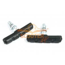 Колодки тормозные V-brake, 70мм*0°, резьбовые