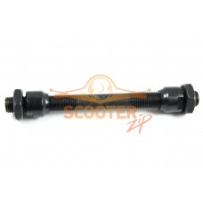 Ось втулки переднего колеса, 3/8"x108 мм, черная, без эксцентрика