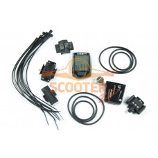 Велокомпьютер ECHOWELL U13w, беспроводной, 13 функций (черный)