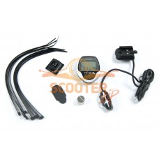 Велокомпьютер TECHWELL THITA-3 проводной, 10 функций (белый)