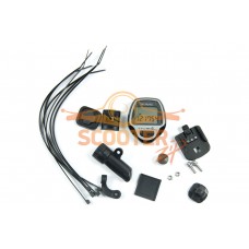 Велокомпьютер TECHWELL THITA-9W беспроводной, 9 функций, (черный)
